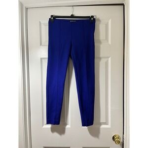 INC International Concepts Petite Cobalt Blue Skinny Seamed Pants Size 6P
